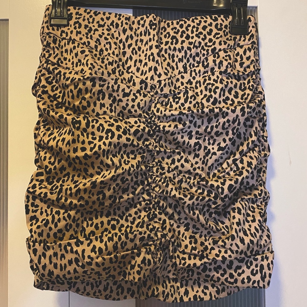 Zara rushed mini skirt